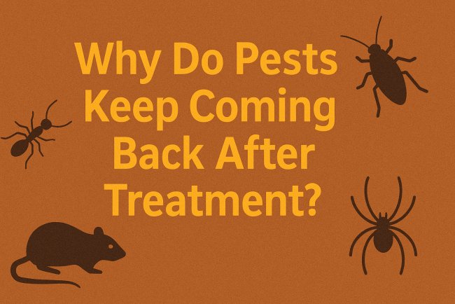 Why Do Pests Keep Coming Back After Treatment?