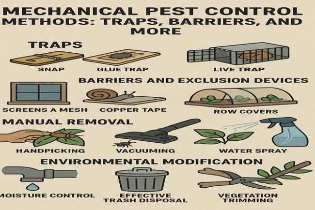 Mechanical Pest Control: Traps, Barriers & Safe Methods