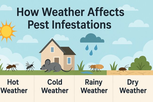 The Impact of Weather on Pest Infestations: How Climate Changes Bring Unwanted Guests