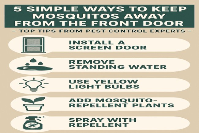 Keep Mosquitoes Away From Your Front Door: 5 Tips