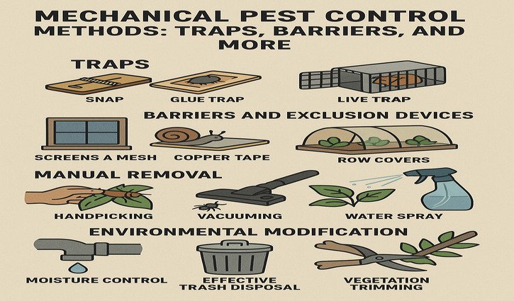 Mechanical Pest Control: Traps, Barriers & Safe Methods