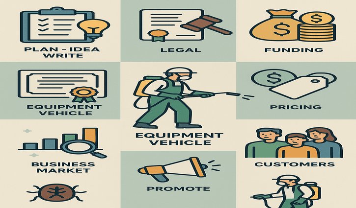 9 Essential Steps to Launch a Pest Control Business