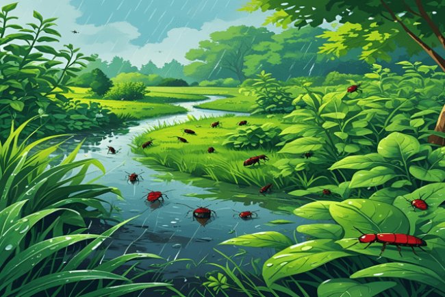 Early Pest Activity Predicted Due to Wet Spring